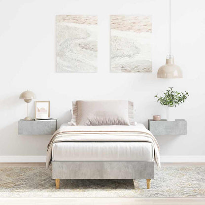 Struttura del letto Grigio cemento 203 x 93 x 25 cm | homemem39