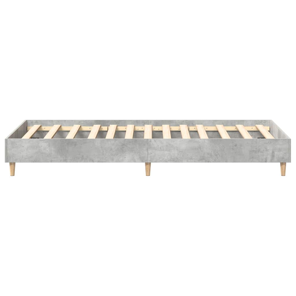 Struttura del letto Grigio cemento 203 x 93 x 25 cm | homemem39