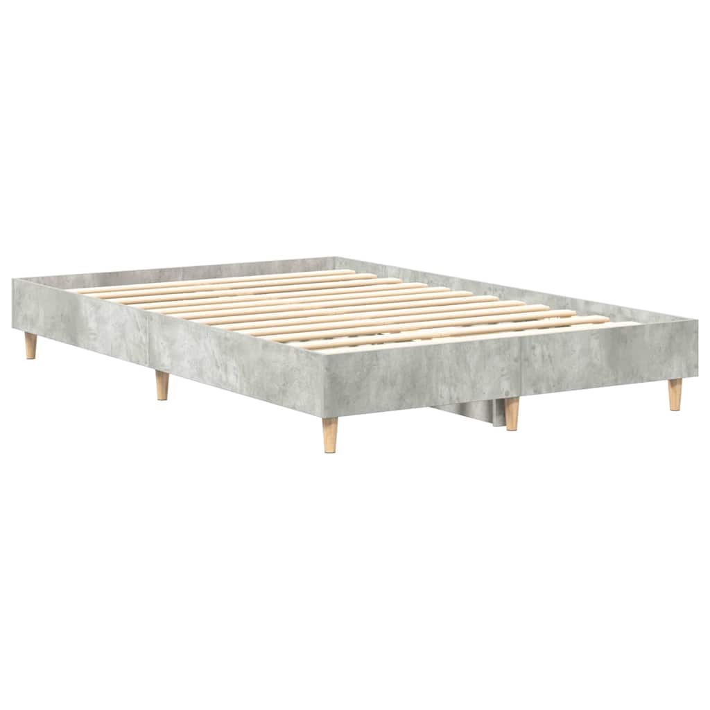 Struttura del letto Grigio cemento 193 x 123 x 25 cm | homemem39