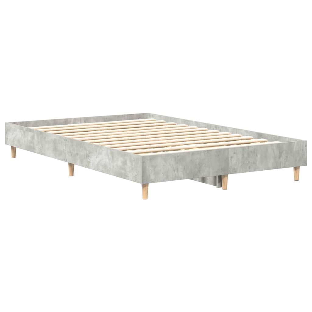 Struttura del letto Grigio cemento 193 x 123 x 25 cm | homemem39