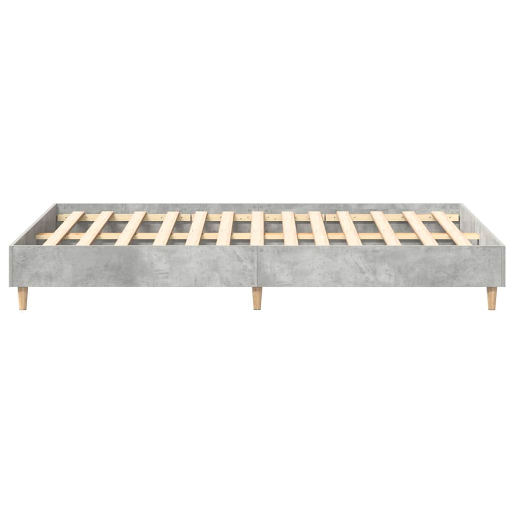 Struttura del letto Grigio cemento 193 x 123 x 25 cm | homemem39