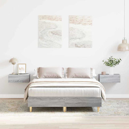 Struttura del letto Grigio Sonoma 193 x 123 x 25 cm | homemem39