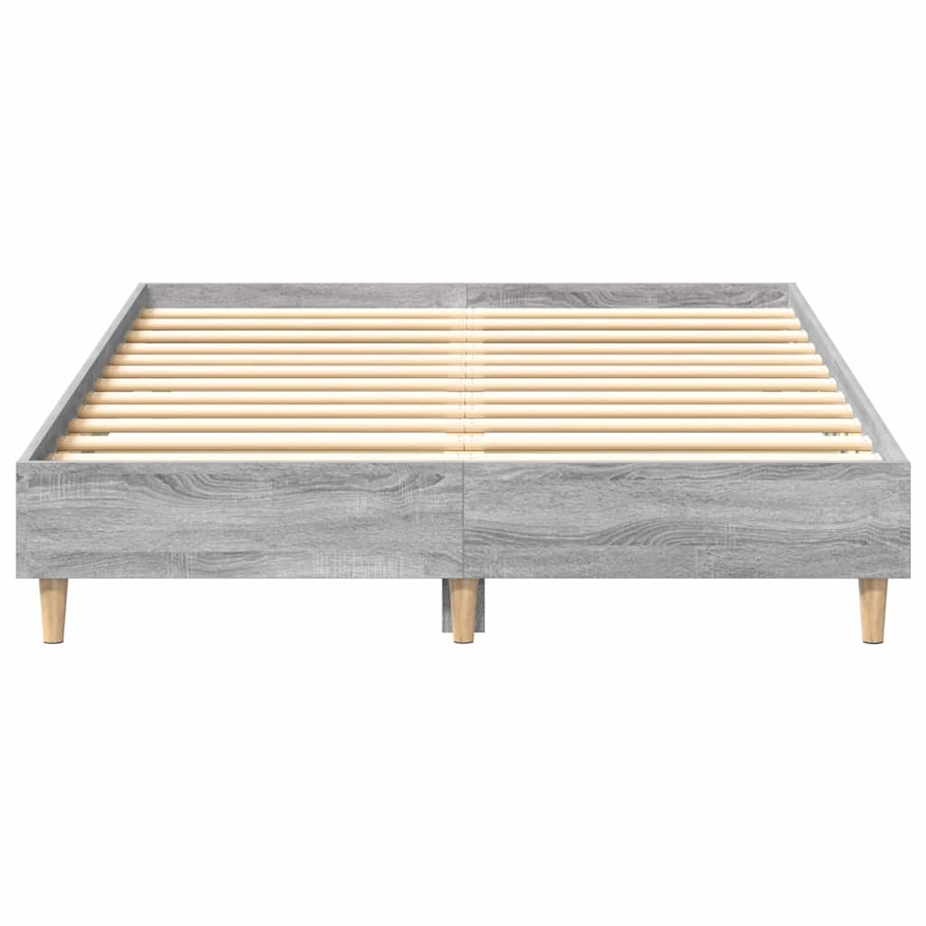 Struttura del letto Grigio Sonoma 193 x 123 x 25 cm | homemem39
