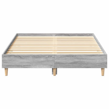 Struttura del letto Grigio Sonoma 193 x 123 x 25 cm | homemem39