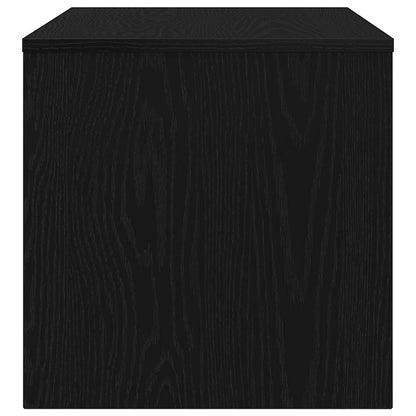 Mobile Porta TV Rovere Nero 80x40x40 cm in Legno Multistrato - homemem39