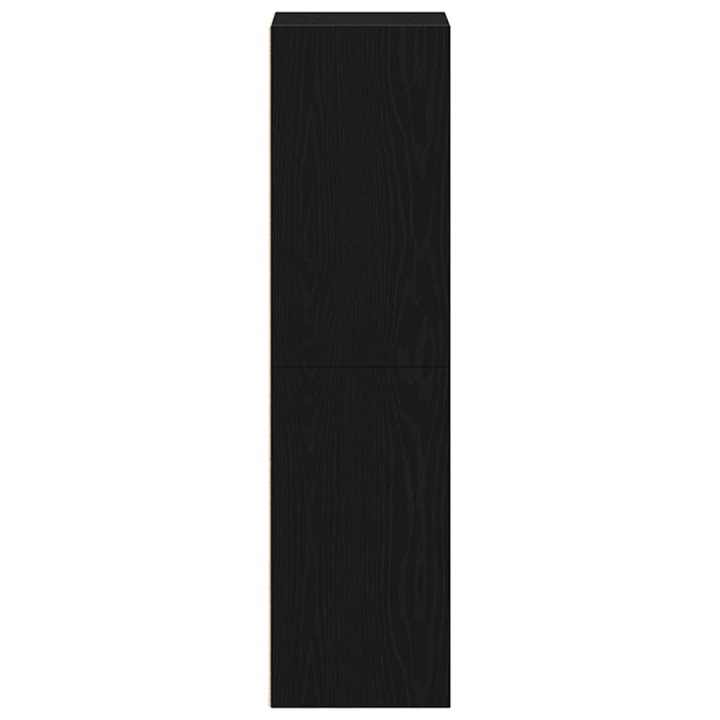 Libreria Rovere Nero 36x30x114 cm in Legno Multistrato | homemem39