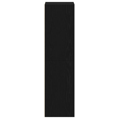 Libreria Rovere Nero 36x30x114 cm in Legno Multistrato | homemem39