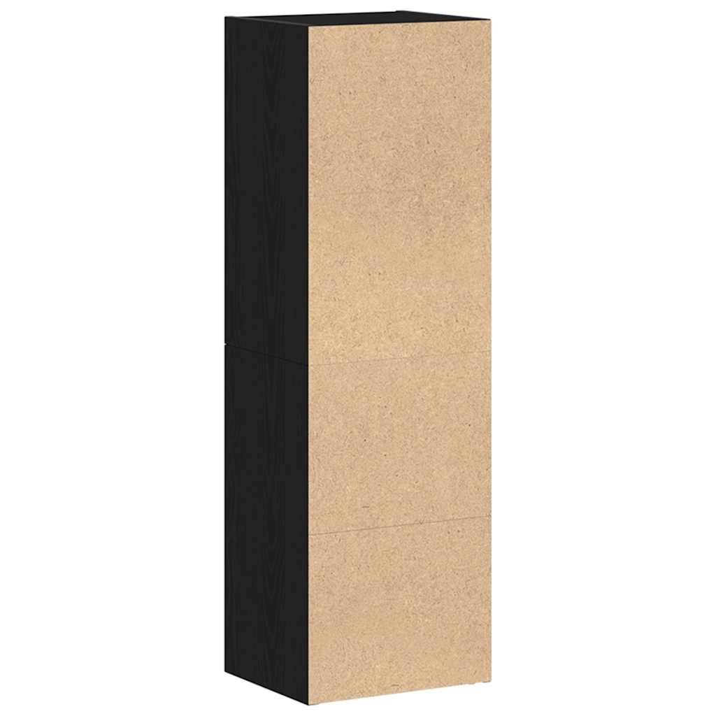 Libreria Rovere Nero 36x30x114 cm in Legno Multistrato | homemem39