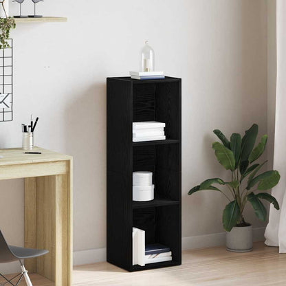 Libreria Rovere Nero 36x30x114 cm in Legno Multistrato | homemem39