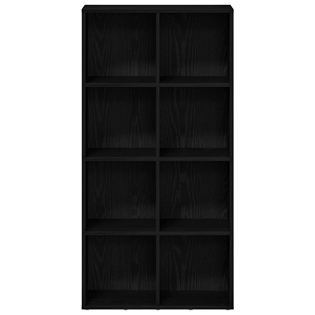 Libreria Rovere Nero 66x30x130 cm in Legno Multistrato | homemem39
