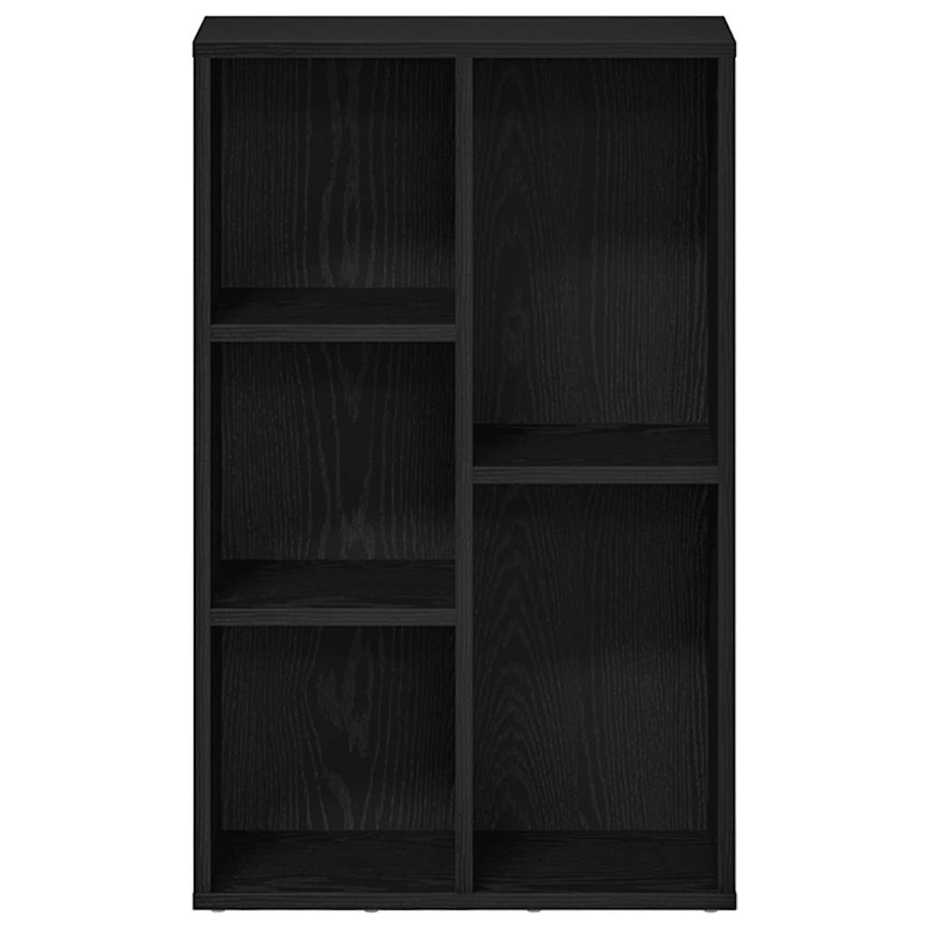 Libreria Rovere Nero 50x25x80 cm in Legno Multistrato | homemem39