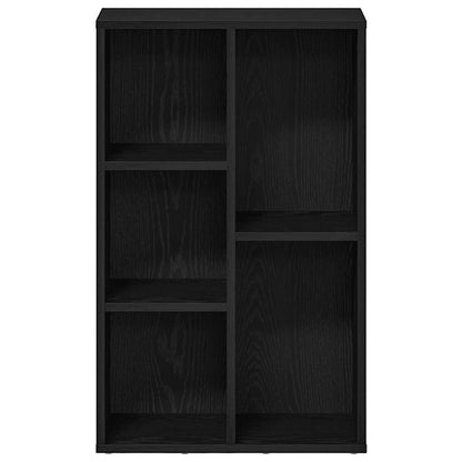 Libreria Rovere Nero 50x25x80 cm in Legno Multistrato | homemem39