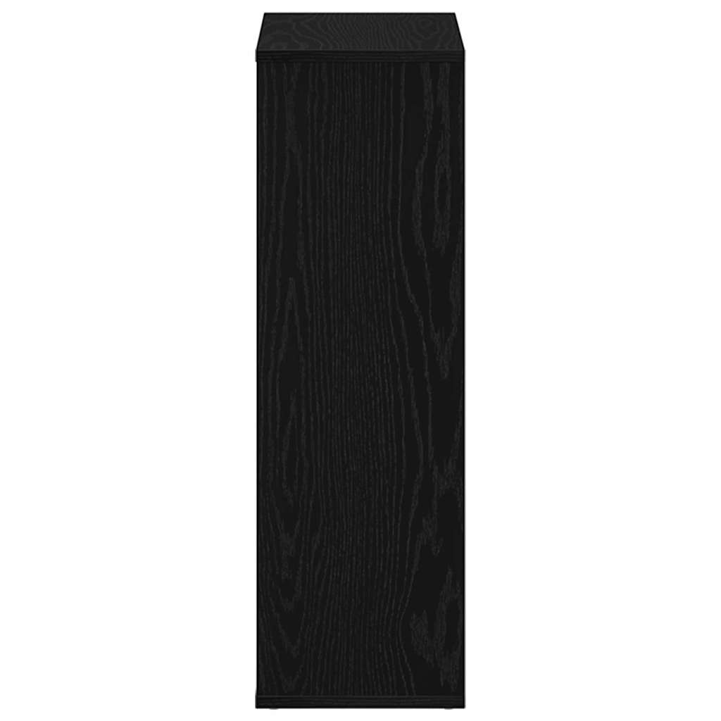 Libreria Rovere Nero 50x25x80 cm in Legno Multistrato | homemem39