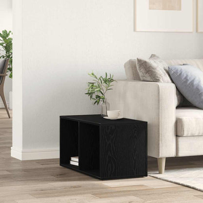 Scatola per Contenitori LP in Rovere Nero 71x34x36cm Truciolato | homemem39