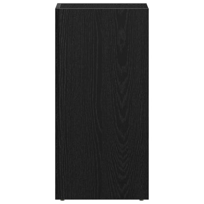 Scatola per Contenitori LP in Rovere Nero 71x34x36cm Truciolato