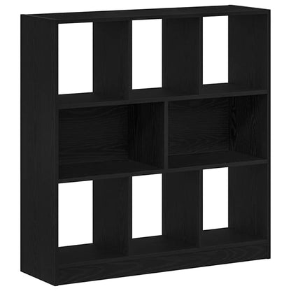 Libreria Rovere Nero 97,5x29,5x100 cm in Legno Multistrato