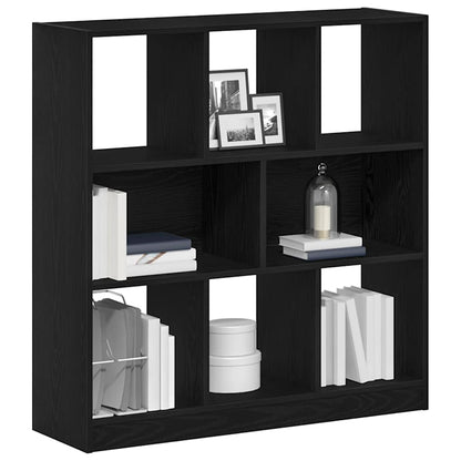 Libreria Rovere Nero 97,5x29,5x100 cm in Legno Multistrato