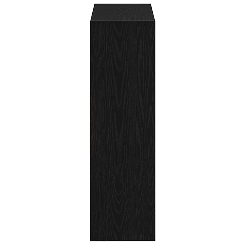 Libreria Rovere Nero 97,5x29,5x100 cm in Legno Multistrato
