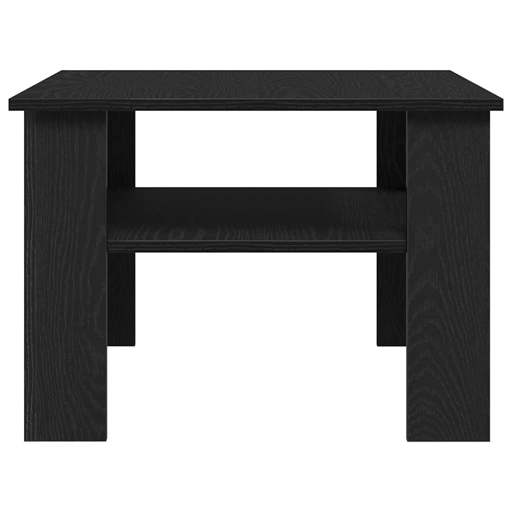 Tavolino da salotto Rovere Nero 60 x 60 x 42 cm