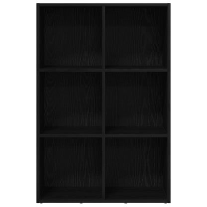 Libreria Rovere Nero 66x30x98 cm in Legno Multistrato | homemem39