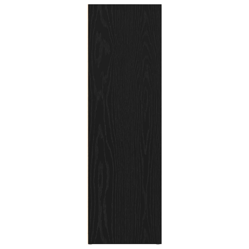 Libreria Rovere Nero 66x30x98 cm in Legno Multistrato | homemem39