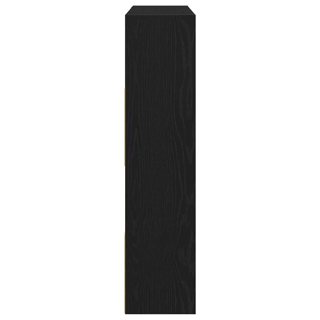 Libreria/Divisorio Rovere Nero 105x24x102 cm | homemem39