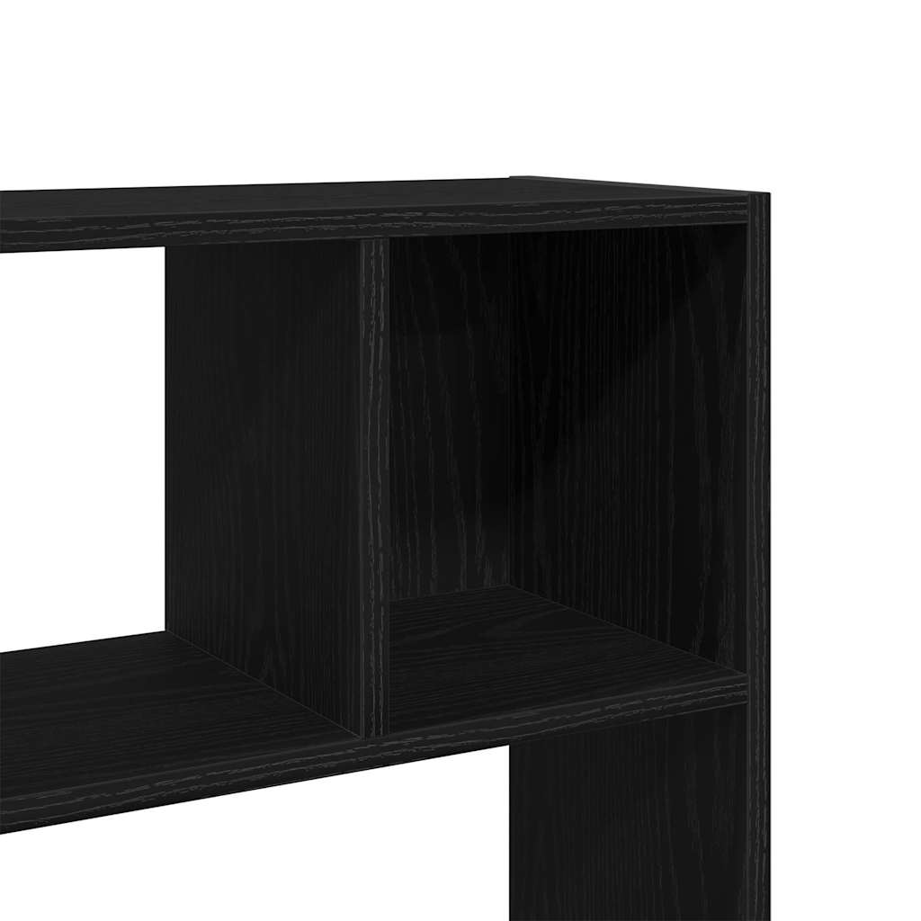 Libreria/Divisorio Rovere Nero 105x24x102 cm | homemem39