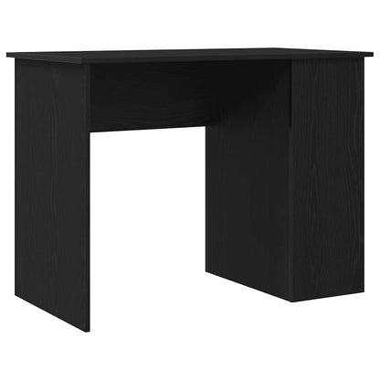 Scrivania Rovere Nero 100x55x75 cm in Legno Multistrato | homemem39