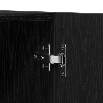 Guardaroba Rovere Nero 90 x 52 x 200 cm Legno multistrato | homemem39