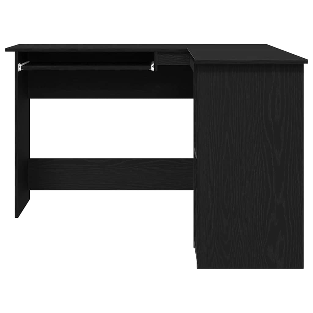 Scrivania ad angolo Rovere Nero 120 x 140 x 75 cm