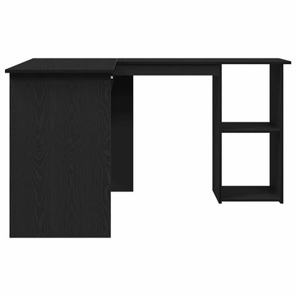 Scrivania ad angolo Rovere Nero 120 x 140 x 75 cm | homemem39
