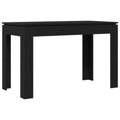 Tavolo da pranzo Rovere Nero 120x60x76 cm in Legno Multistrato | homemem39