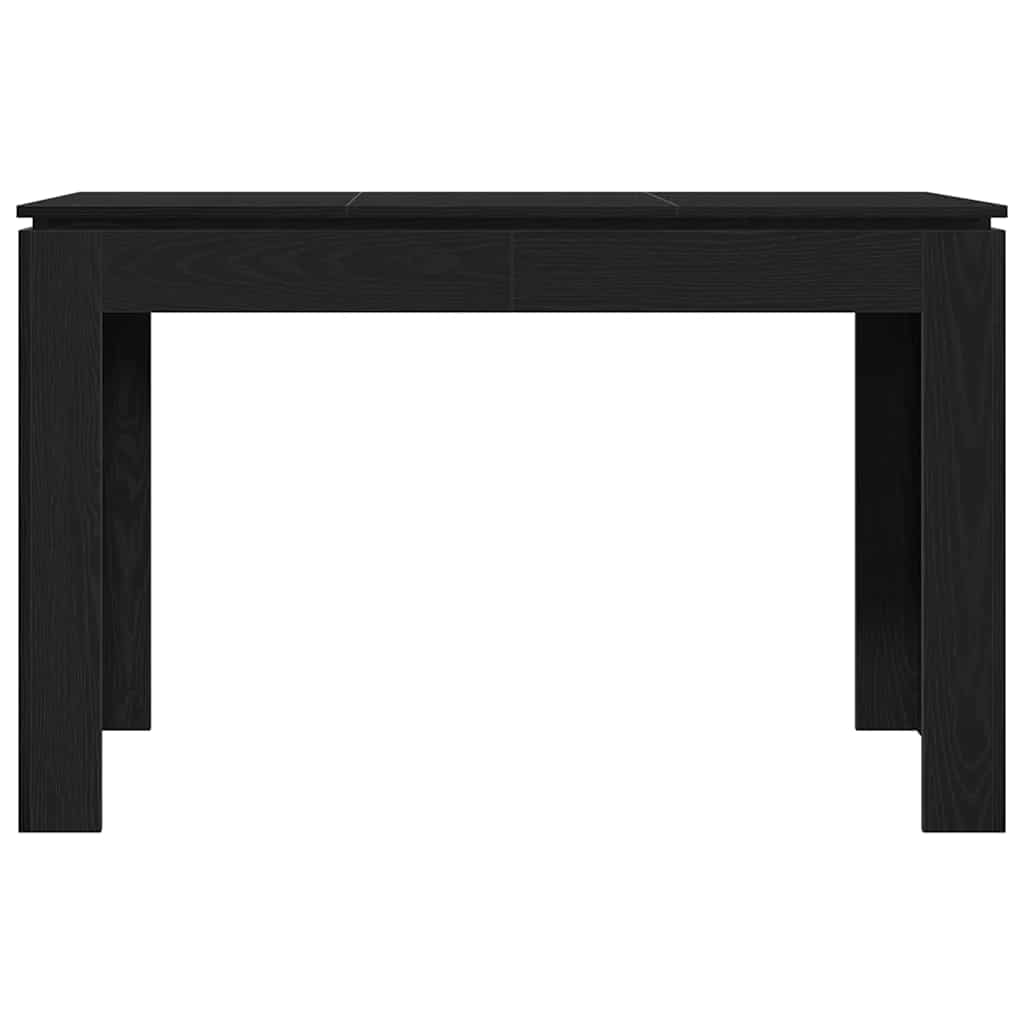 Tavolo da pranzo Rovere Nero 120x60x76 cm in Legno Multistrato | homemem39