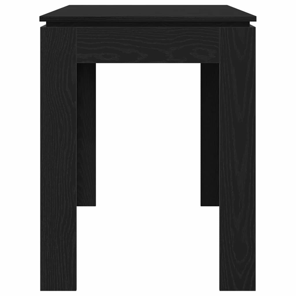 Tavolo da pranzo Rovere Nero 120x60x76 cm in Legno Multistrato | homemem39