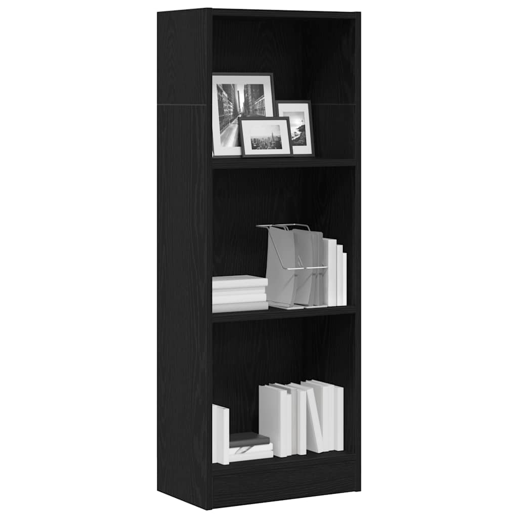 Libreria Rovere Nero 40x24x109 cm in Truciolato | homemem39