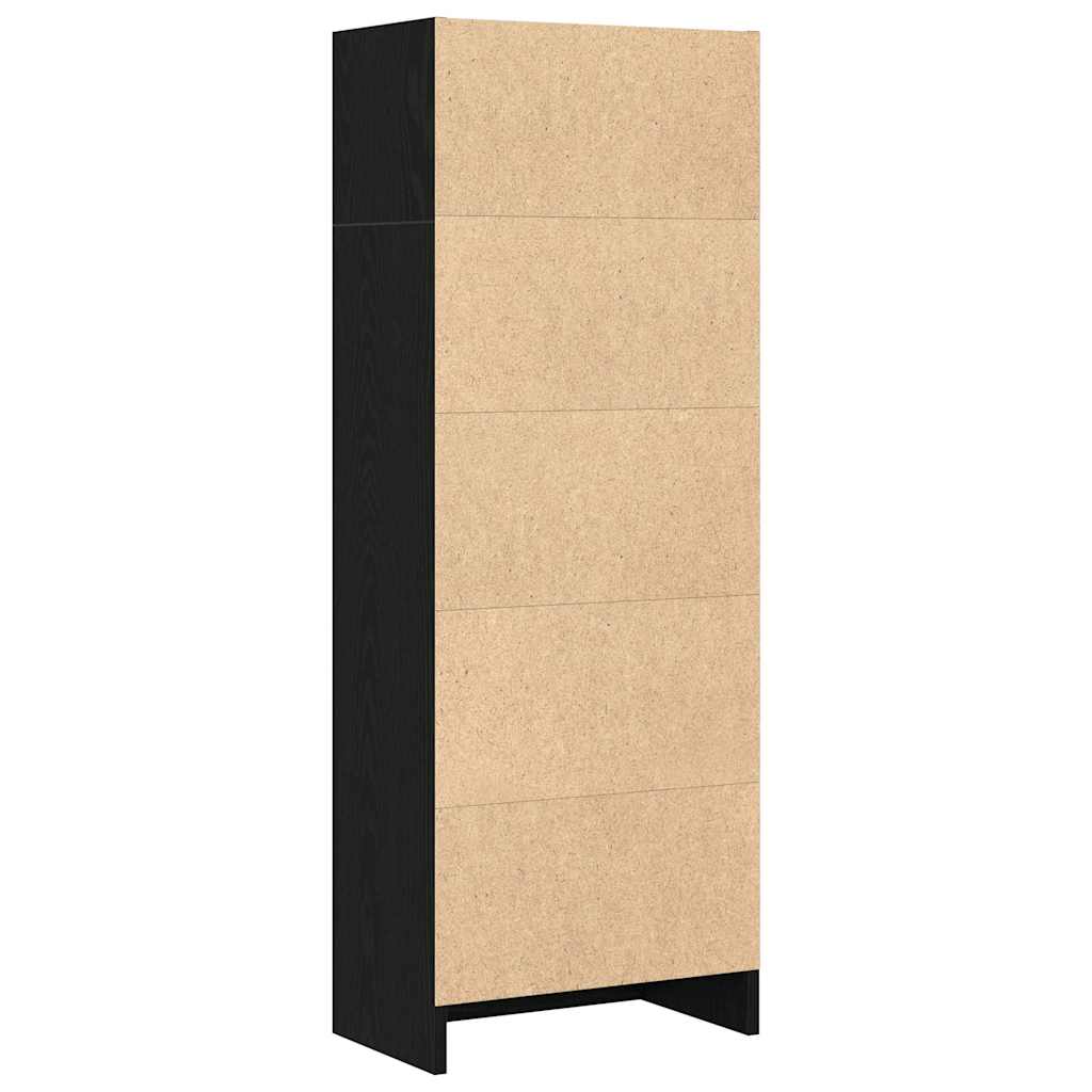 Libreria Rovere Nero 40x24x109 cm in Truciolato | homemem39
