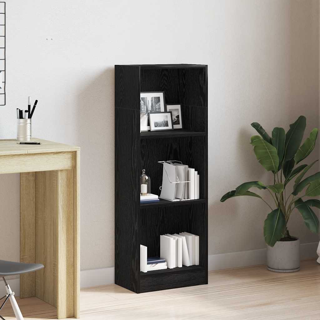 Libreria Rovere Nero 40x24x109 cm in Truciolato | homemem39