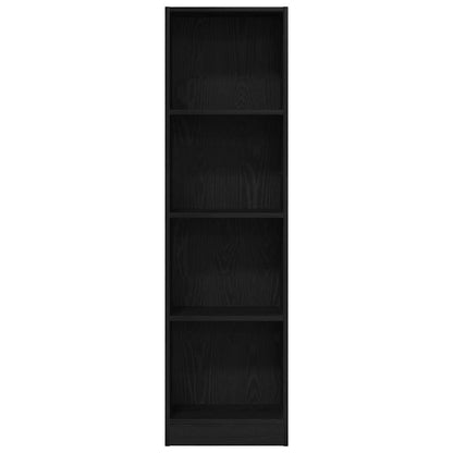 Libreria Rovere Nero 40x24x143 cm in Legno Multistrato | homemem39