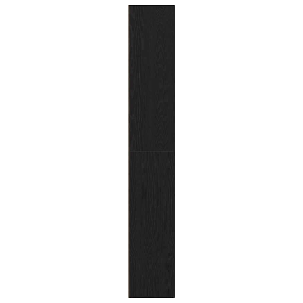 Libreria Rovere Nero 60x30x189 cm in Legno Multistrato | homemem39