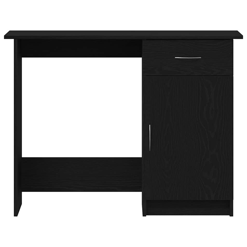 Scrivania Rovere Nero 100 x 50 x 76 cm Legno multistrato