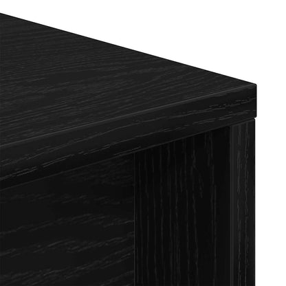 Scrivania Rovere Nero 200 x 50 x 76 cm Legno multistrato