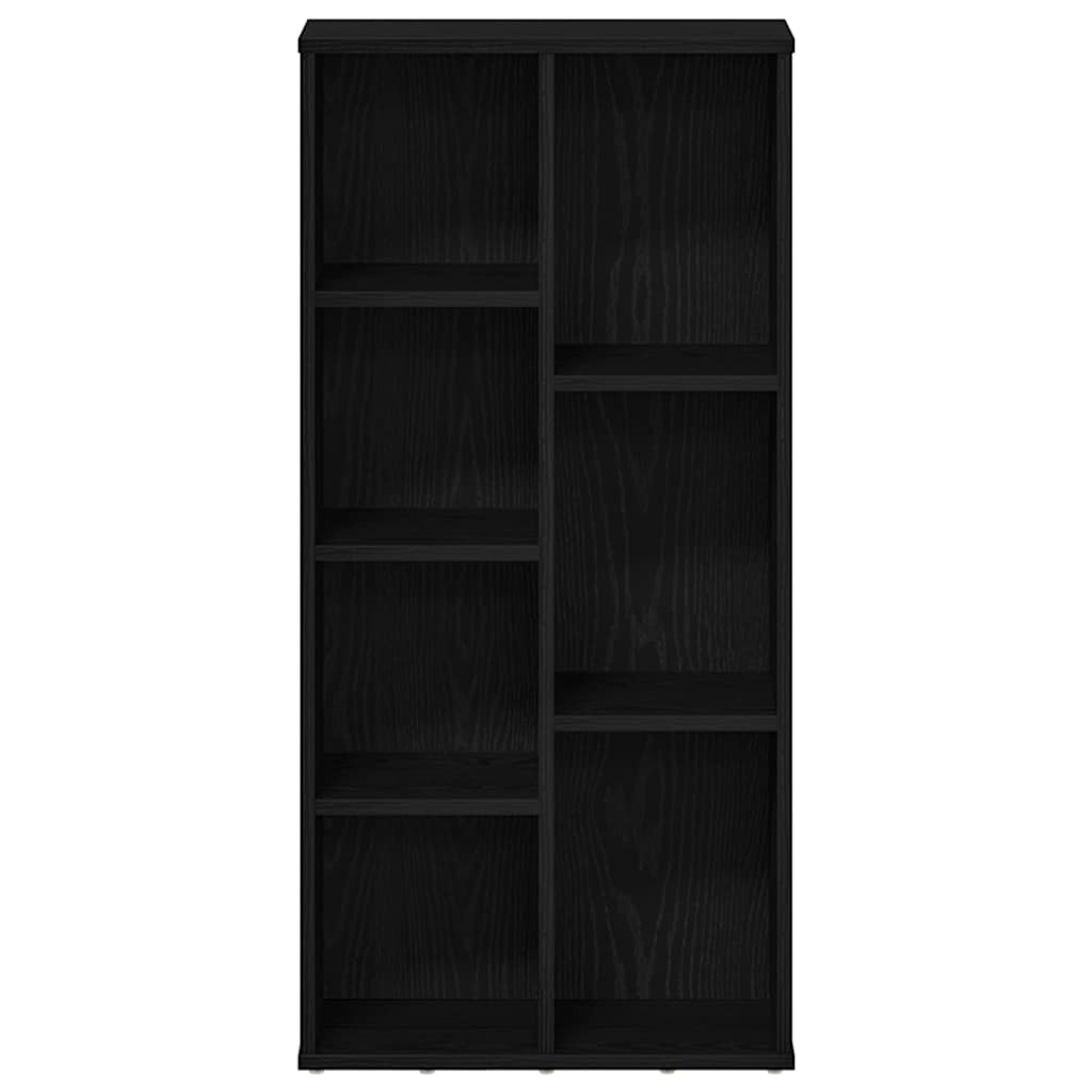 Libreria Rovere Nero 50x25x104 cm in Legno Multistrato | homemem39