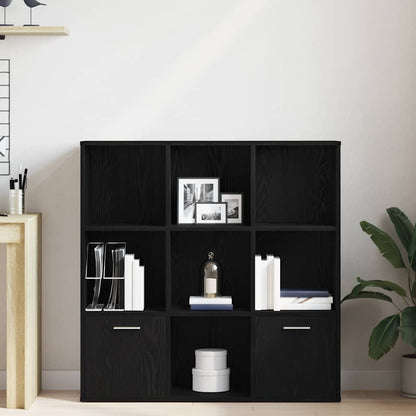Libreria Rovere Nero 98x29x97,5 cm Legno Multistrato | homemem39