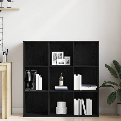 Mobile libreria Rovere Nero 98x29x97,5 cm in Legno Multistrato | homemem39
