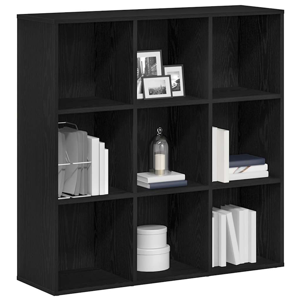 Mobile libreria Rovere Nero 98x29x97,5 cm in Legno Multistrato