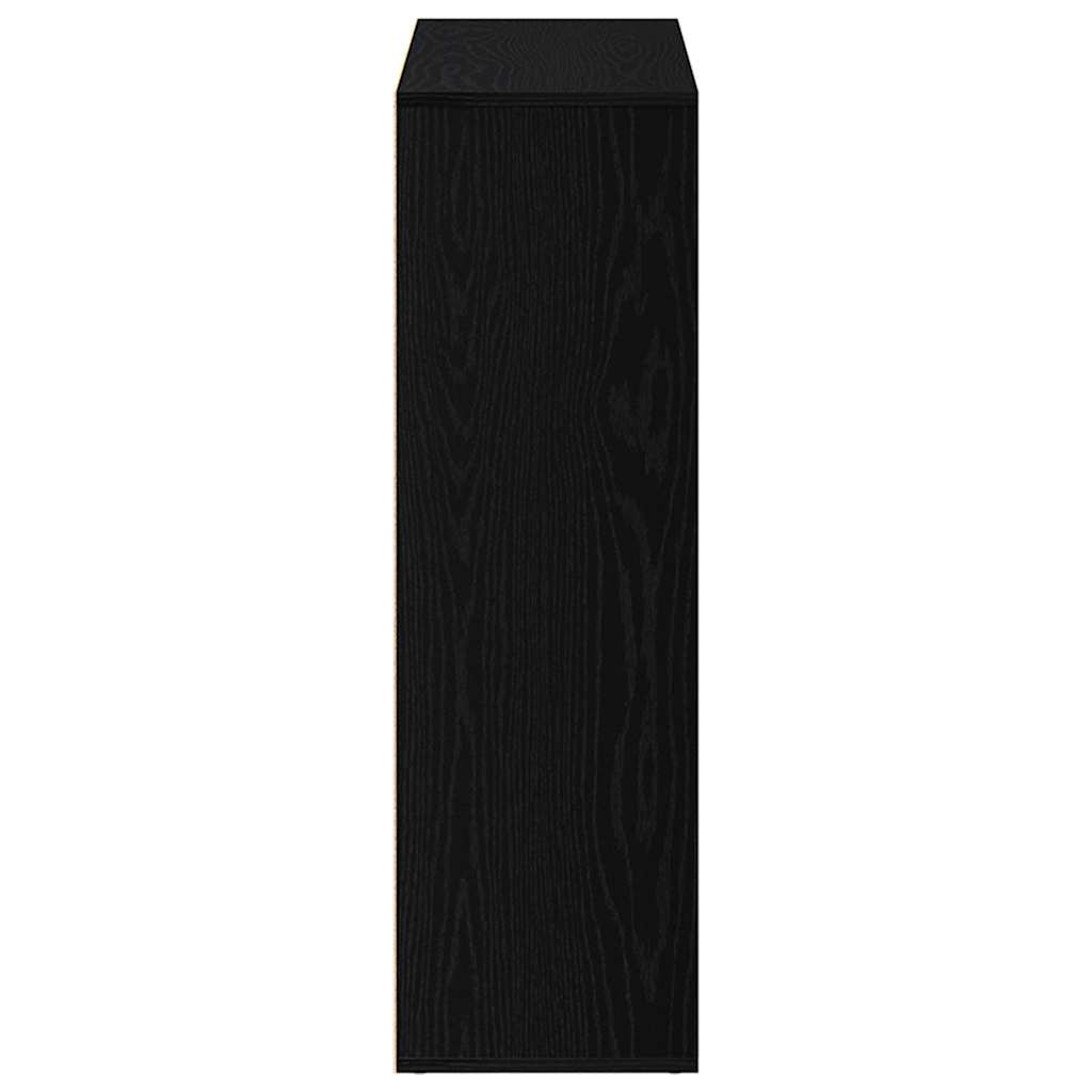 Mobile libreria Rovere Nero 98x29x97,5 cm in Legno Multistrato