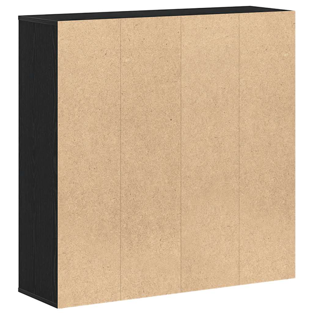 Mobile libreria Rovere Nero 98x29x97,5 cm in Legno Multistrato