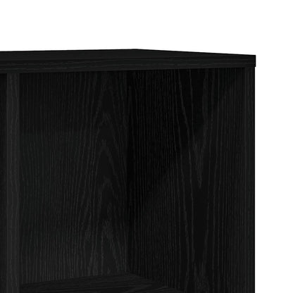Mobile libreria Rovere Nero 98x29x97,5 cm in Legno Multistrato