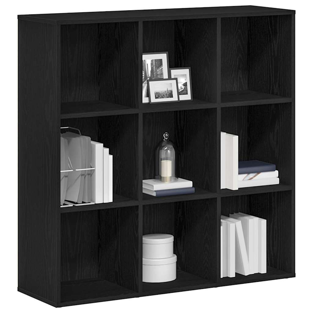 Mobile libreria Rovere Nero 98x29x97,5 cm in Legno Multistrato