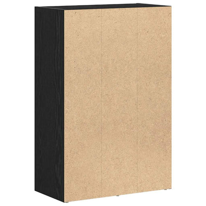 Libreria/Divisorio per ambienti Rovere Nero 60,5x30x90 cm in Legno Multistrato | homemem39